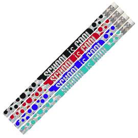 School is Cool Pencil, Pack of 12