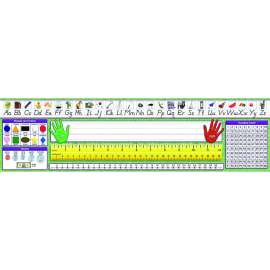 Primary Desk Plates, Modern Manuscript