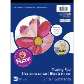 Art Street Tracing Paper Pad, Translucent, 9" x 12", 40 Sheets
