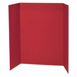 Presentation Board, Red, Single Wall, 48" x 36", 1 Board