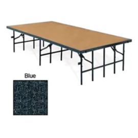 NPS - Blue Carpet 96"L x 48"W x 8"H Portable Stage