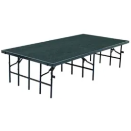 NPS - Gray Carpet 96"L x 36"W x 24"H Portable Stage